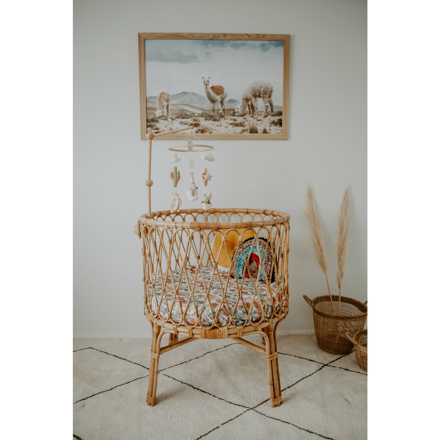 Australiana Fitted Cot Sheet