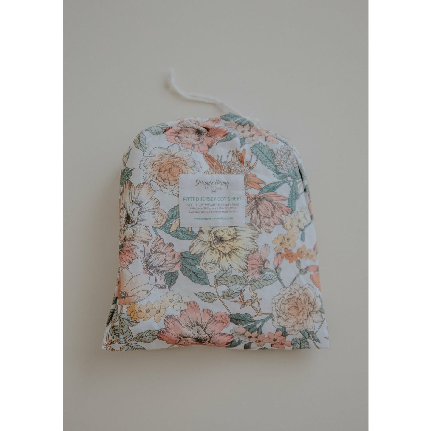 Australiana Fitted Cot Sheet