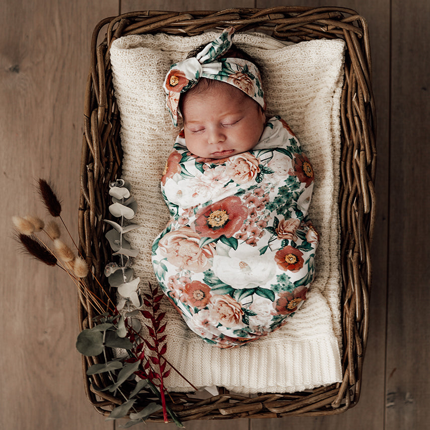 Florence Snuggle Swaddle & Topknot