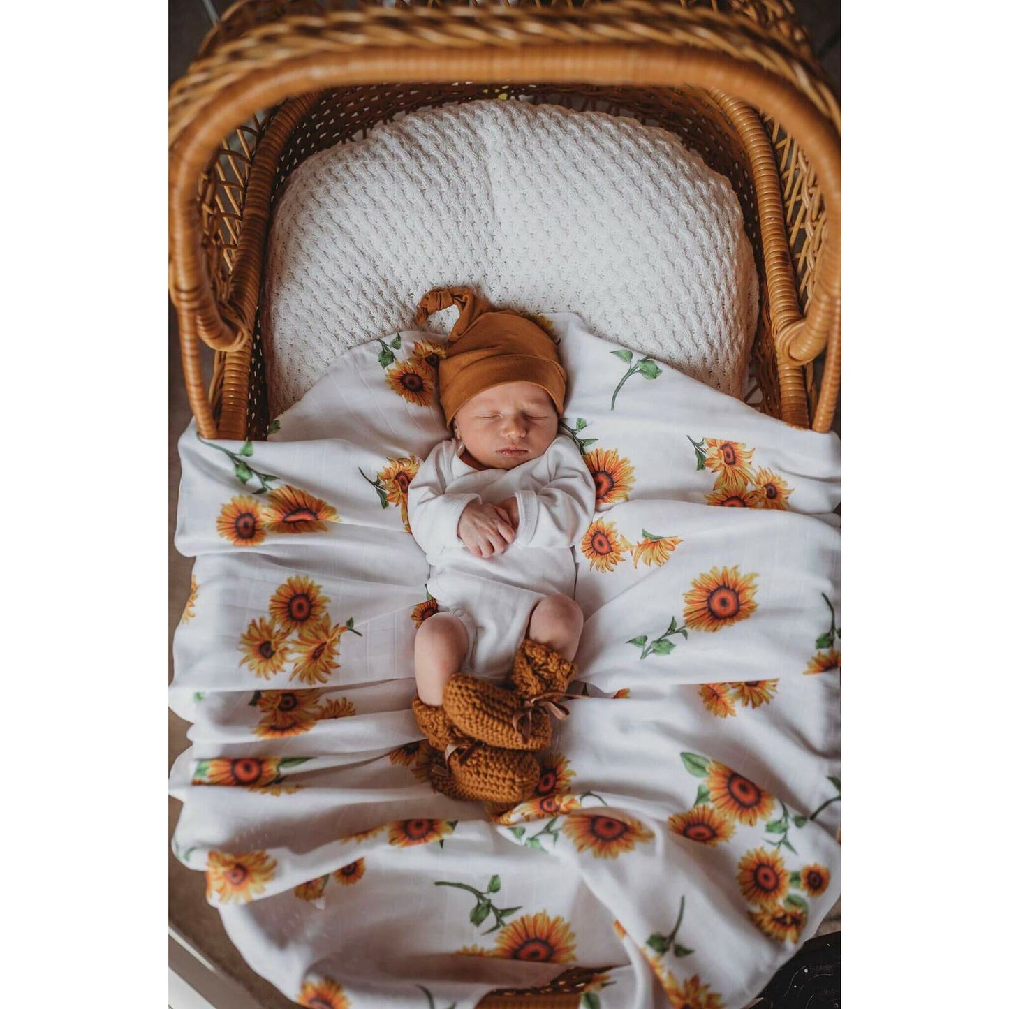 Sunflower Organic Muslin Wrap