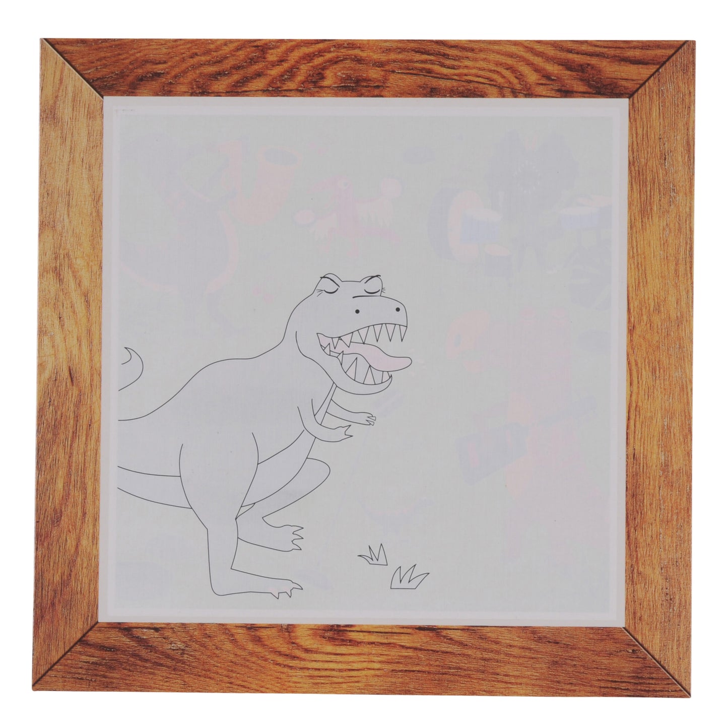 Dinosaurs magic painting world