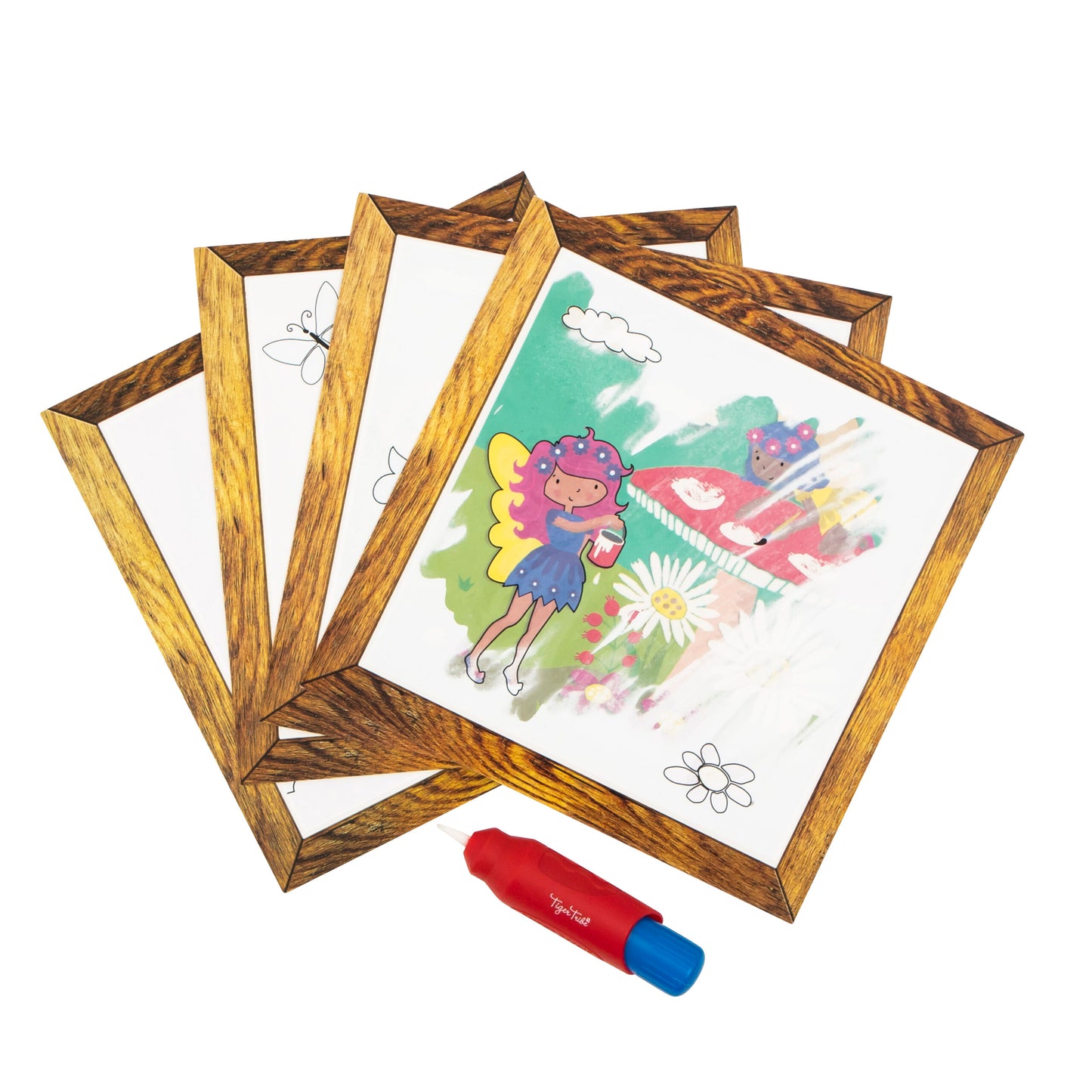 Fairy garden magic paining world