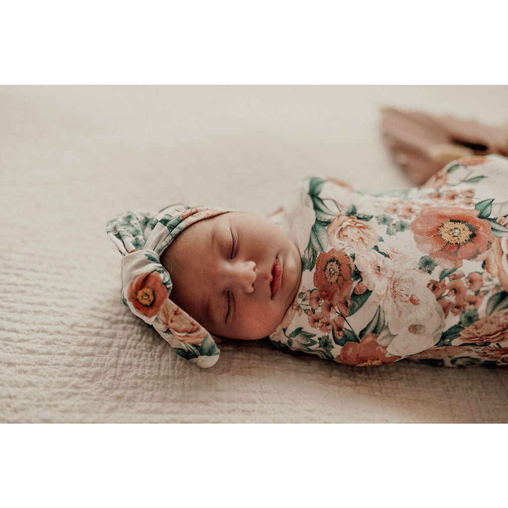 Florence Snuggle Swaddle & Topknot