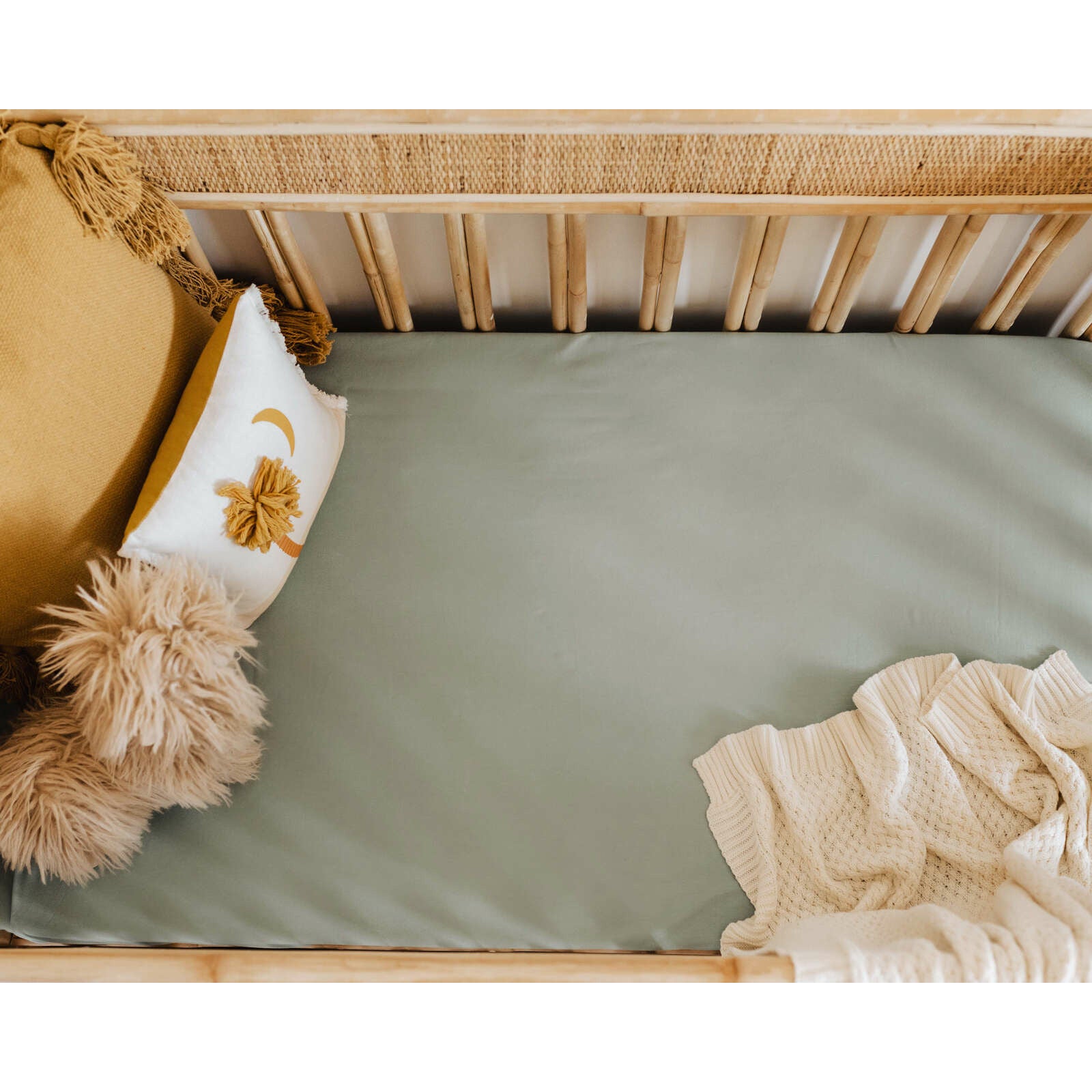 Sage cot sheet