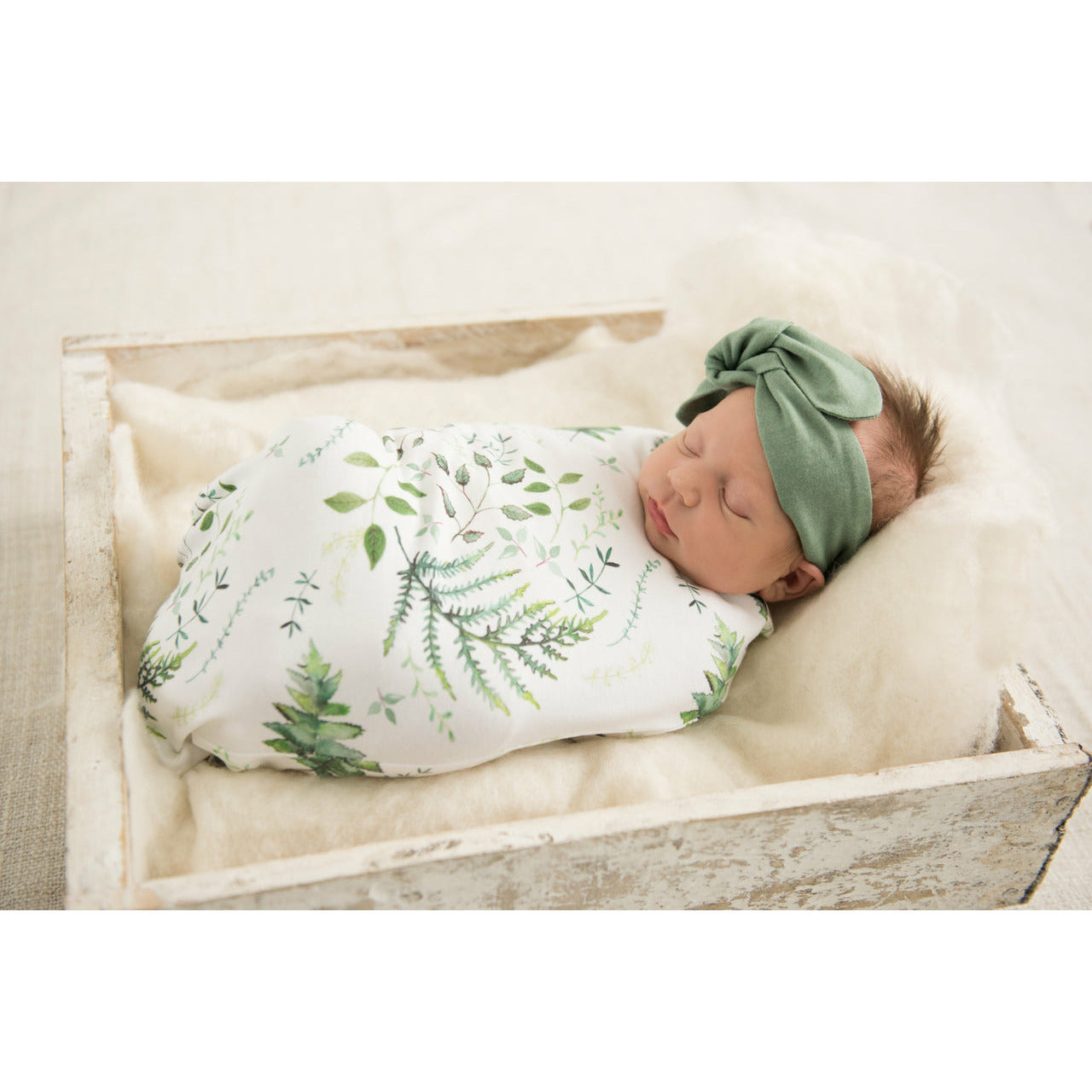 Enchanted Baby Jersey Wrap & Beanie Set