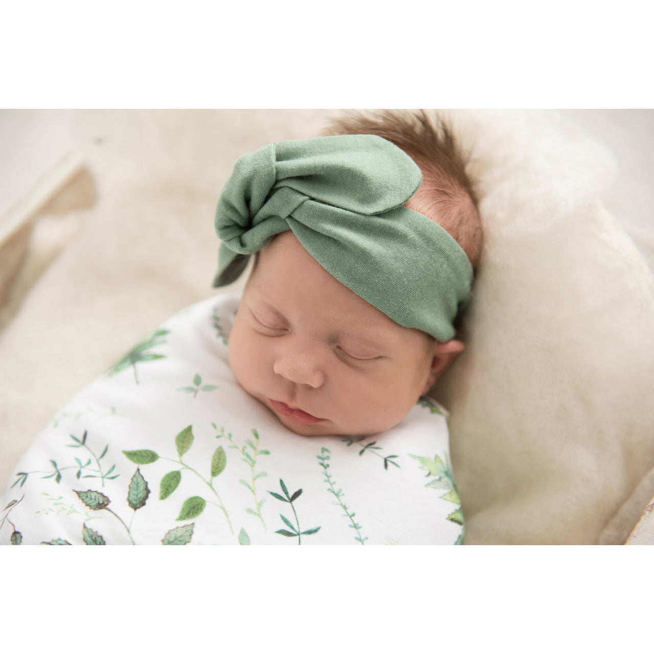 Enchanted Baby Jersey Wrap & Beanie Set