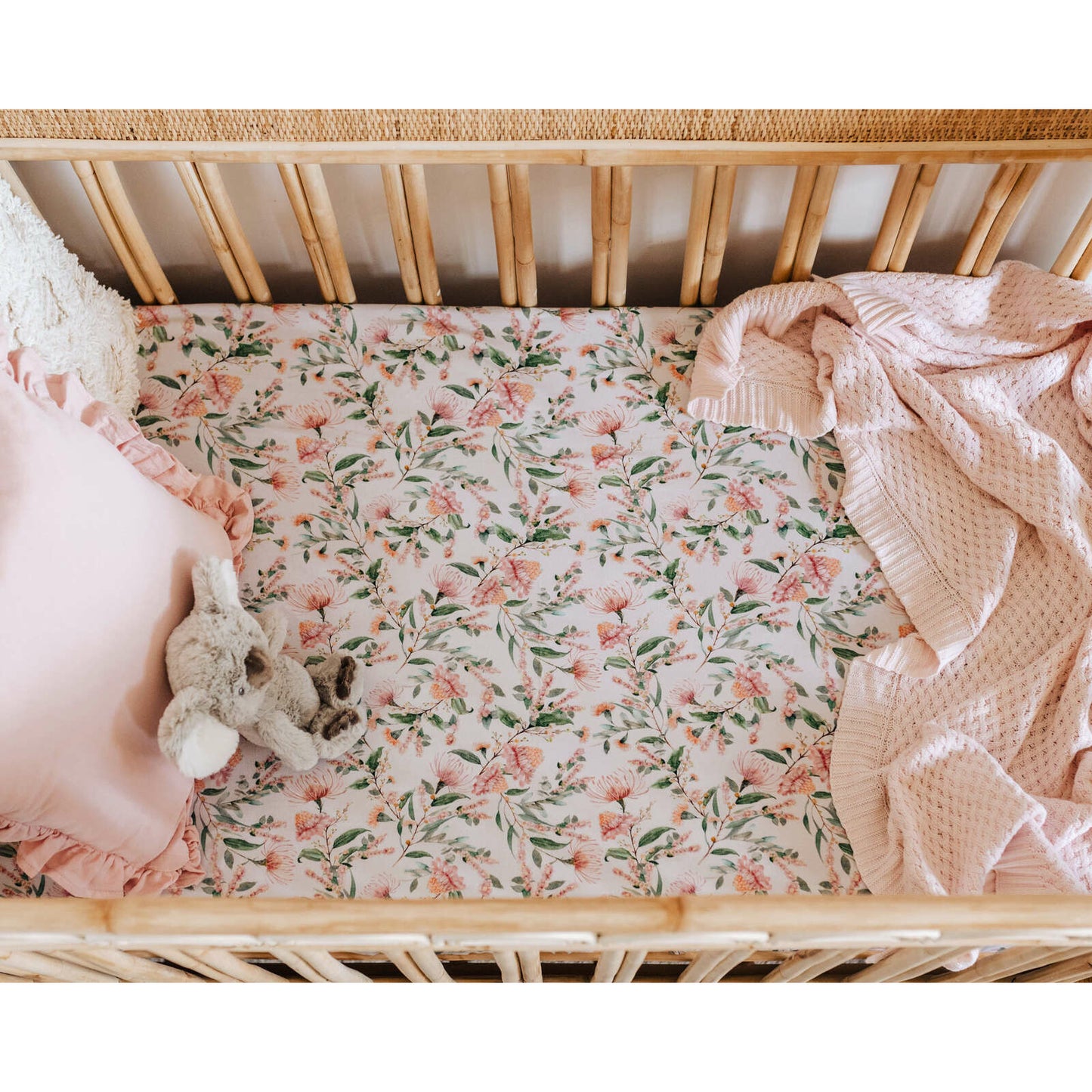 Wattle cot sheet