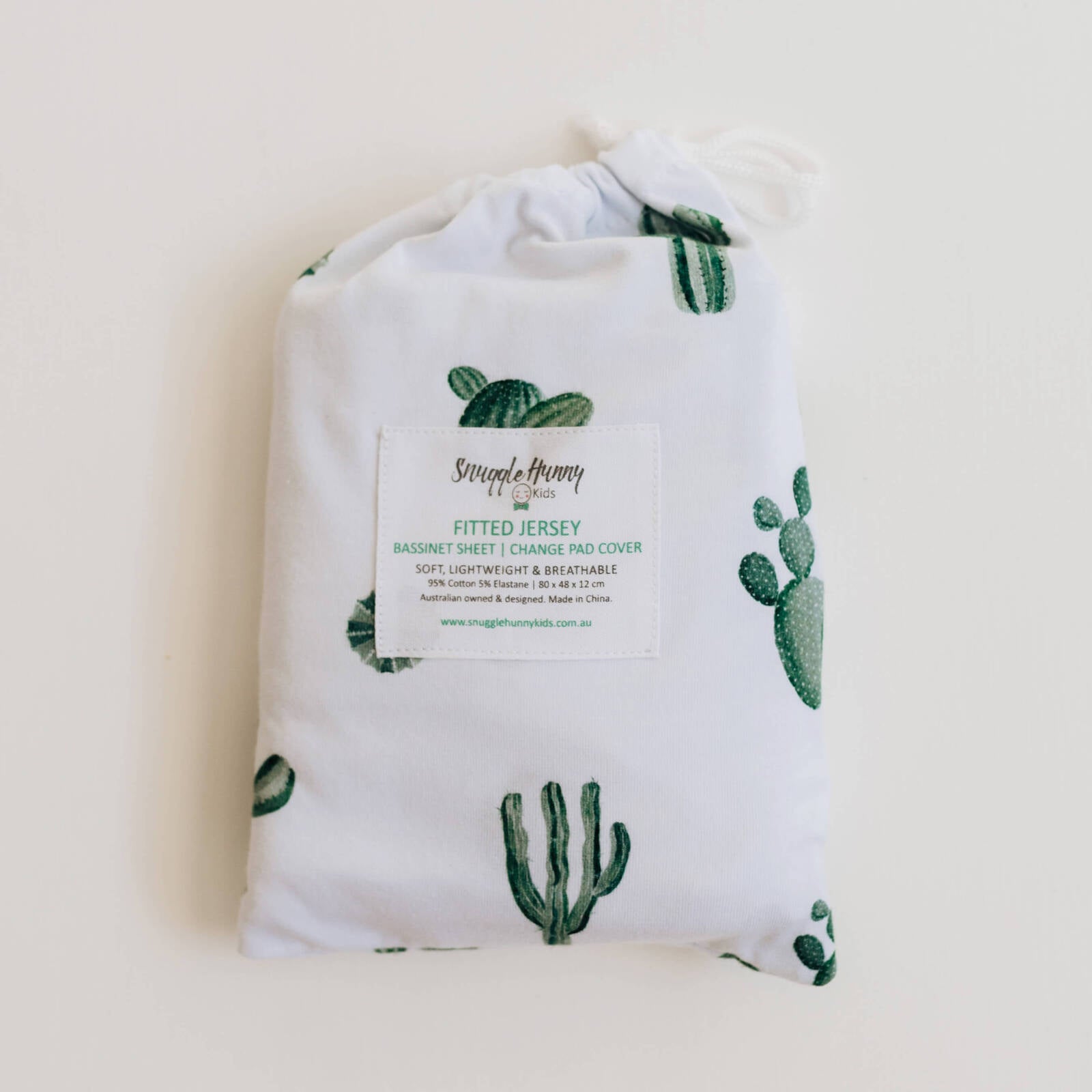 Cactus bassinet sheet