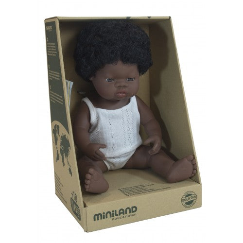 Miniland African Girl 38 cm