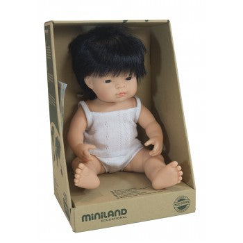 Miniland Asian boy 38cm