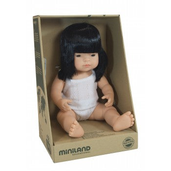 Miniland Asian girl 38cm