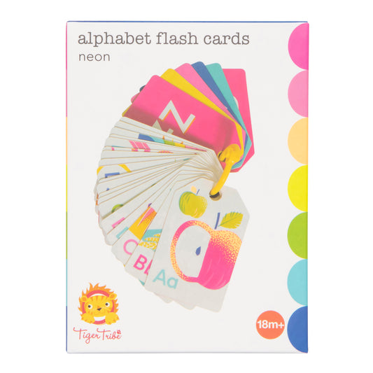 Tiger Tribe | Neon Alphabet Flash Cards