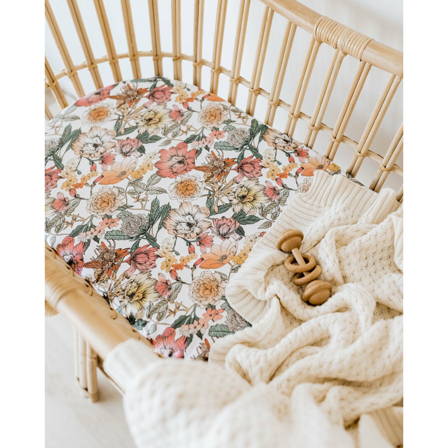 Snuggle Hunny Kids | Cream Diamond Knit Baby Blanket